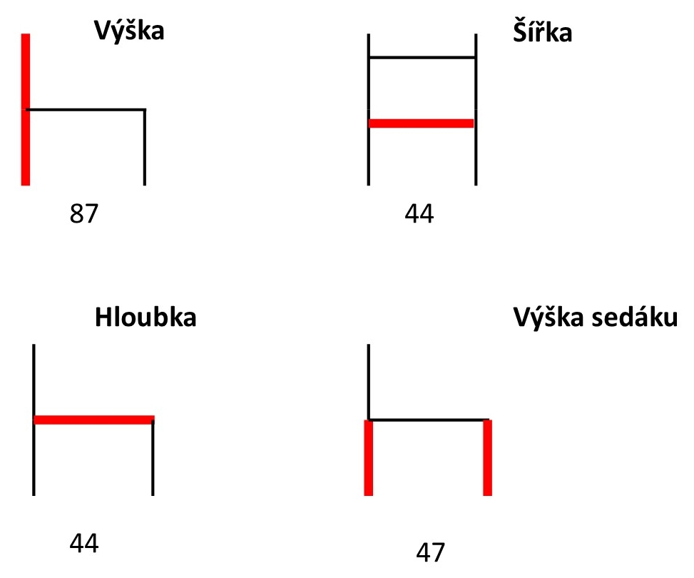 Židle-Atala-látka