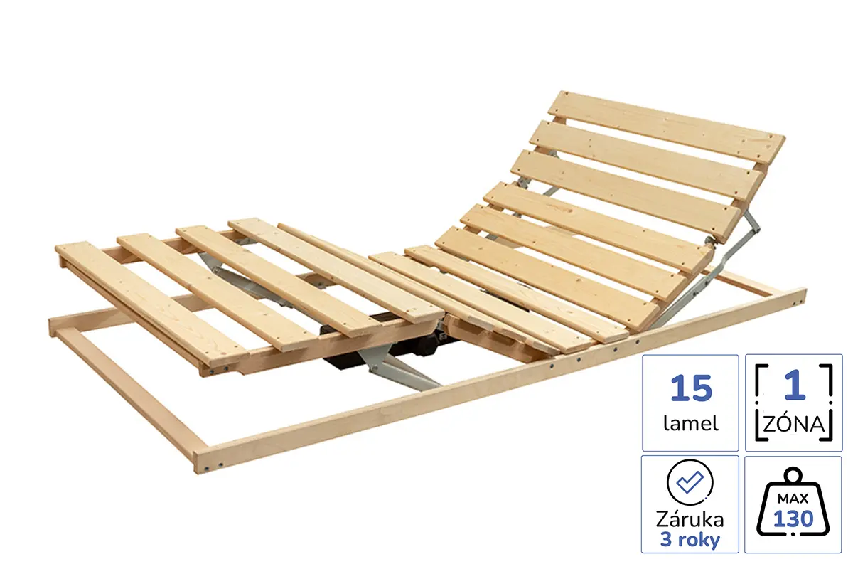 Motorovy latovy rost Latt Lux s 15 lamelami a polohovanim 1 zona nosnost 130 kg